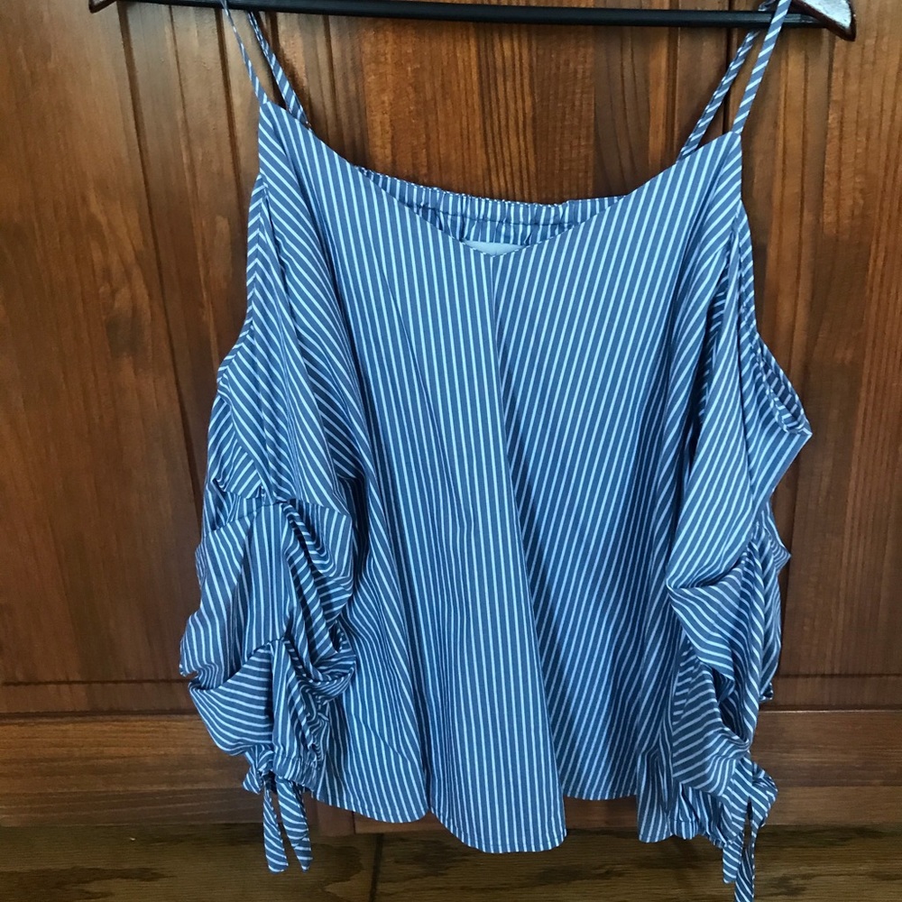 Off-Shoulder Top w/  Adjustable Straps